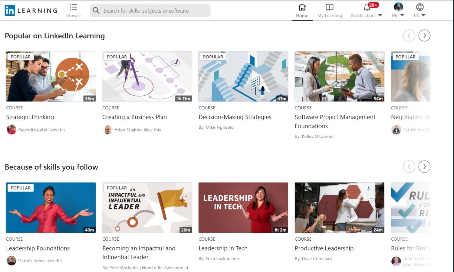 LinkedIn Learning Marketing