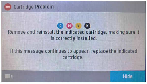 HP Ink issue